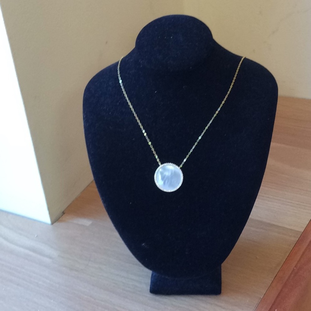 NWT Sterling Silver  14 kt. Vermeil necklace.